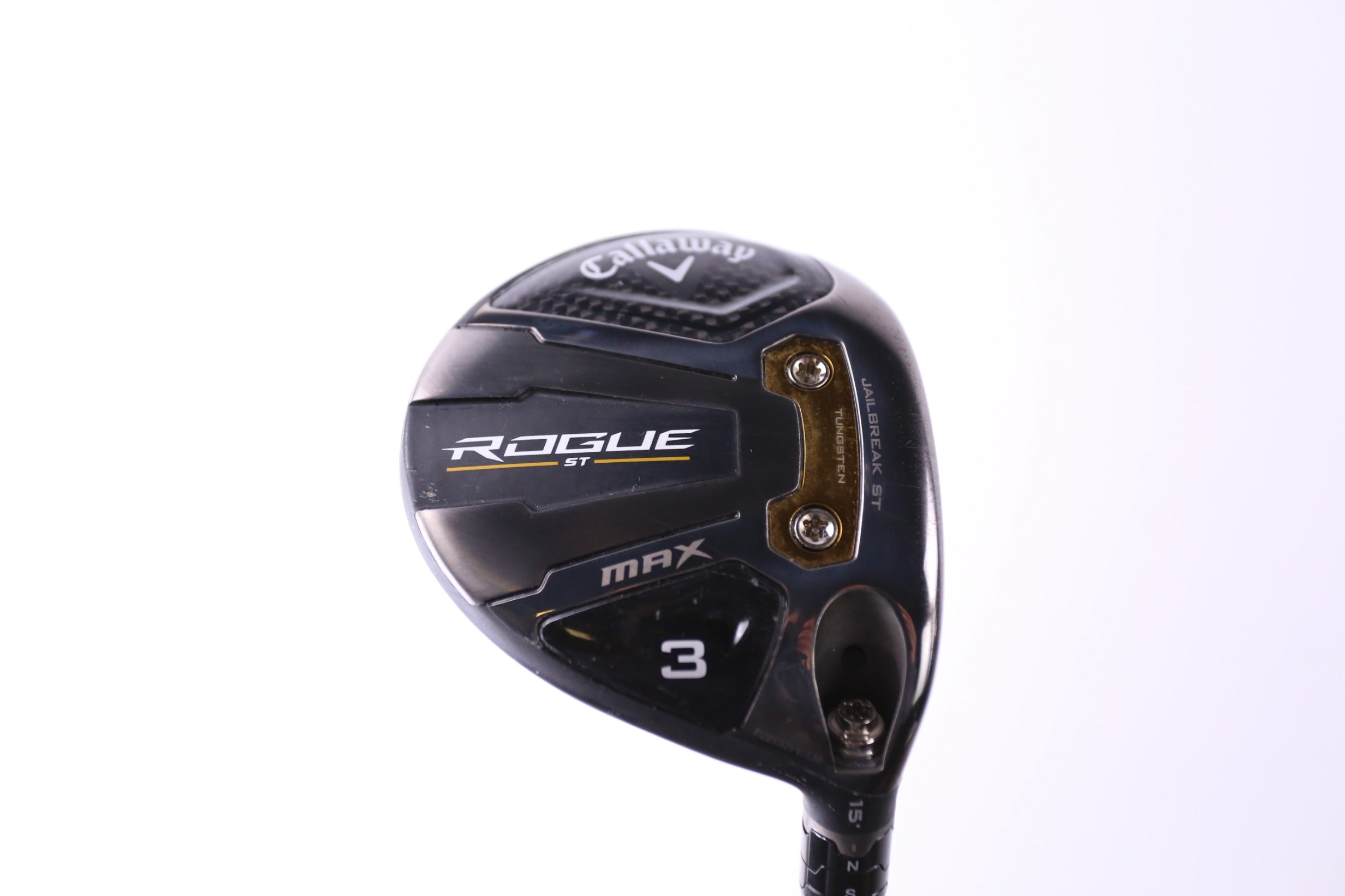 Used Callaway Rogue ST MAX 3 Wood Golf Club - Right Handed 15° Regular Flex | Perfect for Mid-Handicap Golfers & Driving Range Practice