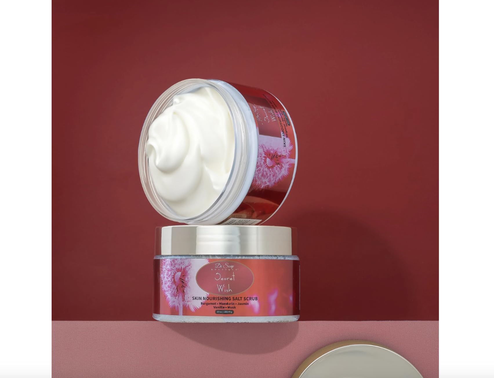 De Soap Boutique Secret Wish Body Butter - Ultra Moisturizing Shea Butter Cream for Dry Skin | Perfect for Spa Day, Gift Sets & Self-Care Routine