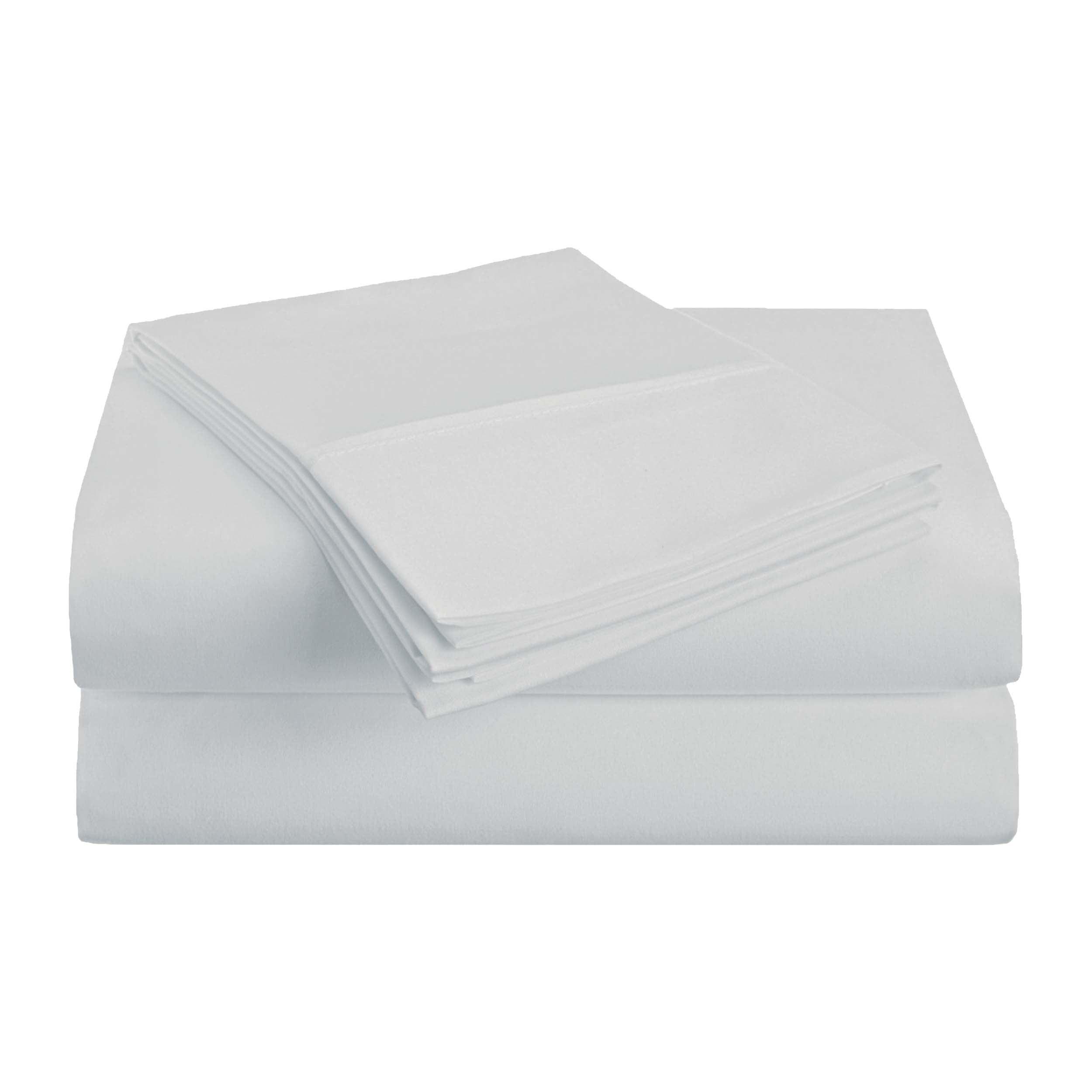 Soft Brushed Microfiber 4-Piece Deep Pocket Bed Sheet Set - Queen Size, Wrinkle & Fade Resistant - Perfect for Master Bedroom, Guest Room & Dorm Comfort