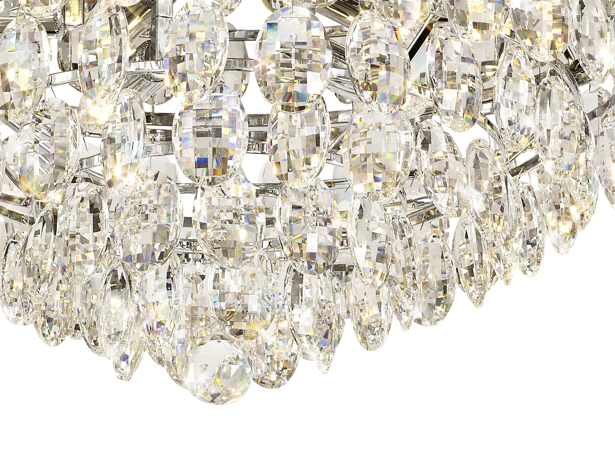 Consten Flush Ceiling Light Fixture with E14 Socket - Perfect for Bedroom, Hallway & Small Space Lighting