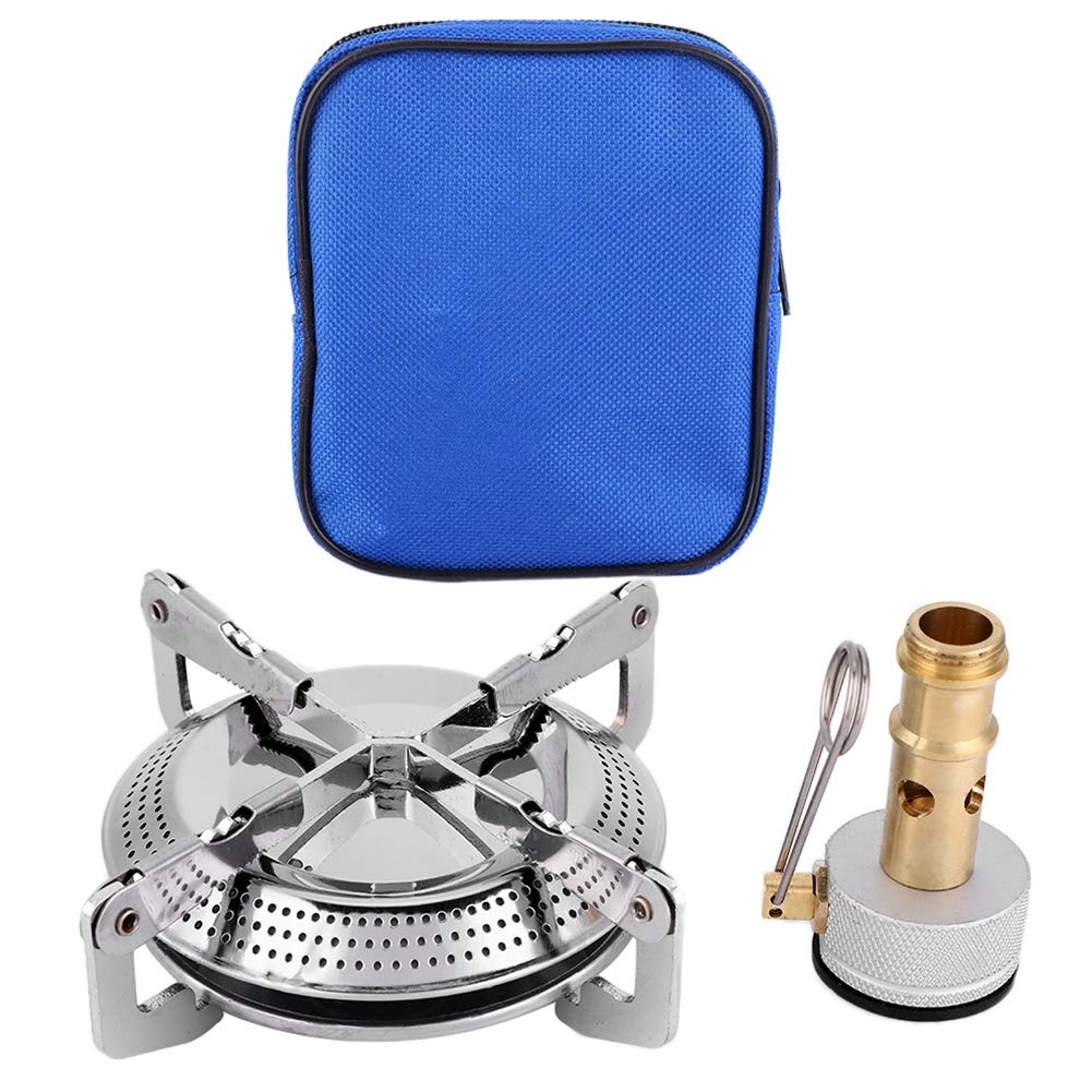 Portable Camping Stove - Mini Folding Outdoor Gas Burner for Backpacking, Hiking & Picnic Cooking | Compact Furnace for Camping, Emergency & Outdoor Adventures