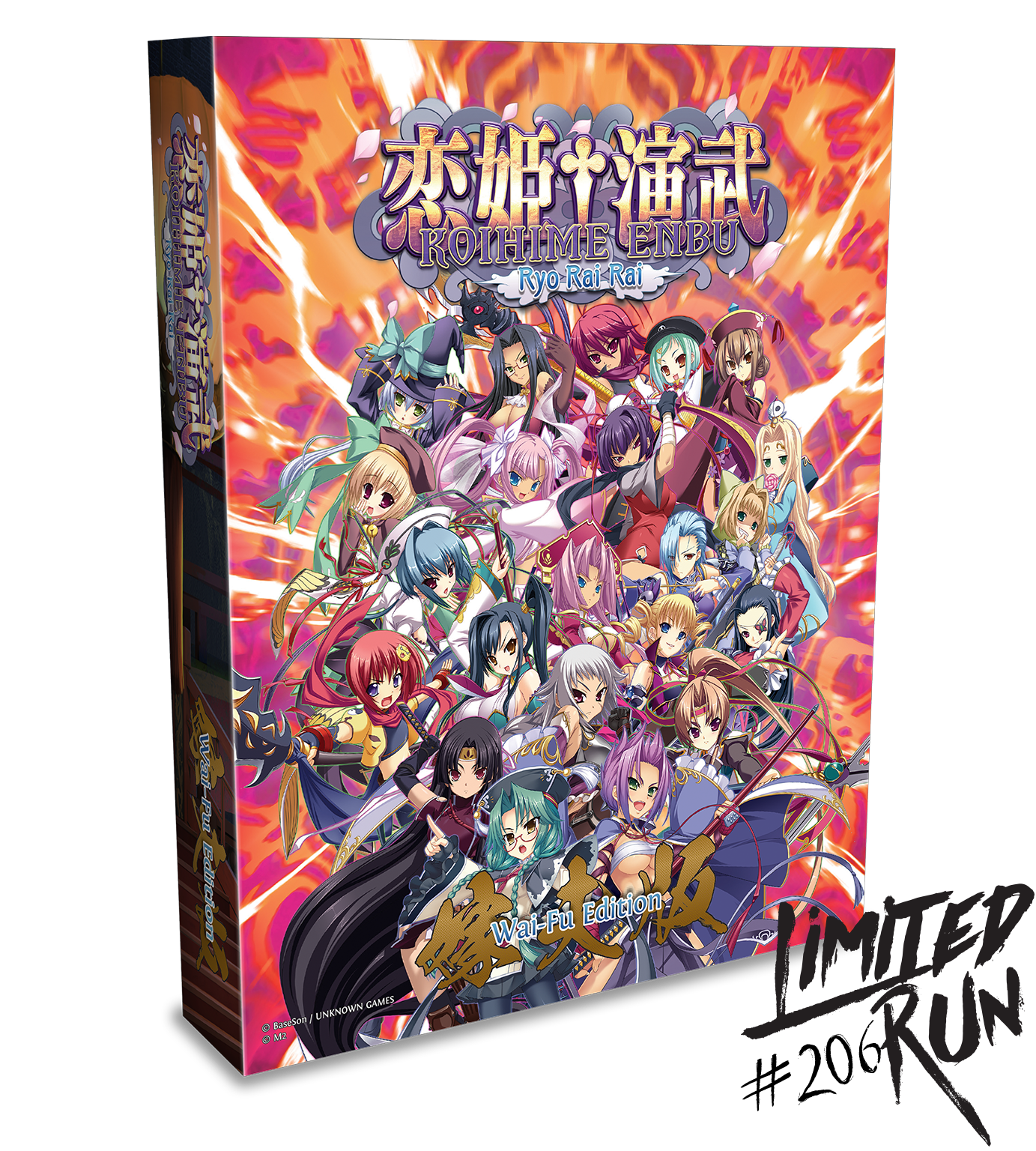 Limited Edition Koihime Enbu RyoRaiRai Wai Fu PS4 Game - Exclusive Fighting Game for Anime Fans | Perfect for Collectors & Competitive Players
