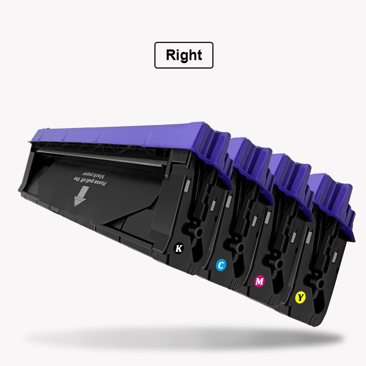 High-Capacity 4-Color Toner Cartridges for Ricoh M C250FW, M C250FWB, M C251FW, P C300W, P C301W - 6900 Pages Black & 6300 Pages CMY - Compatible with M C250, P C300, P C301, C250H, C300W - Perfect for Office Printing & High-Volume Document Production