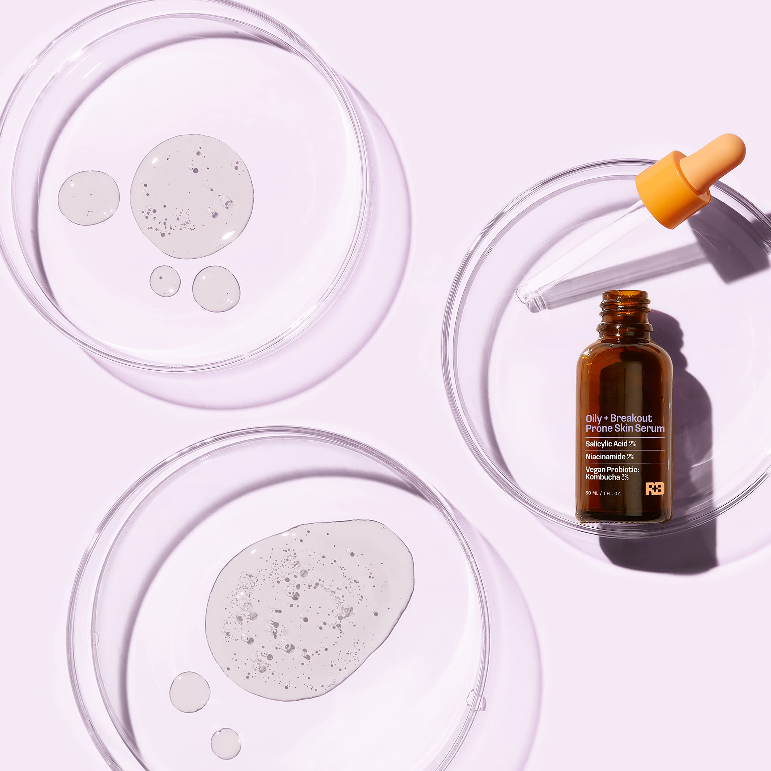 Salicylic Acid & Niacinamide Face Serum for Oily Skin - Vegan Probiotic Kombucha Acne Treatment (1 oz) | Reduces Breakouts & Controls Shine | Perfect for Daily Skincare Routine & Blemish-Prone Skin