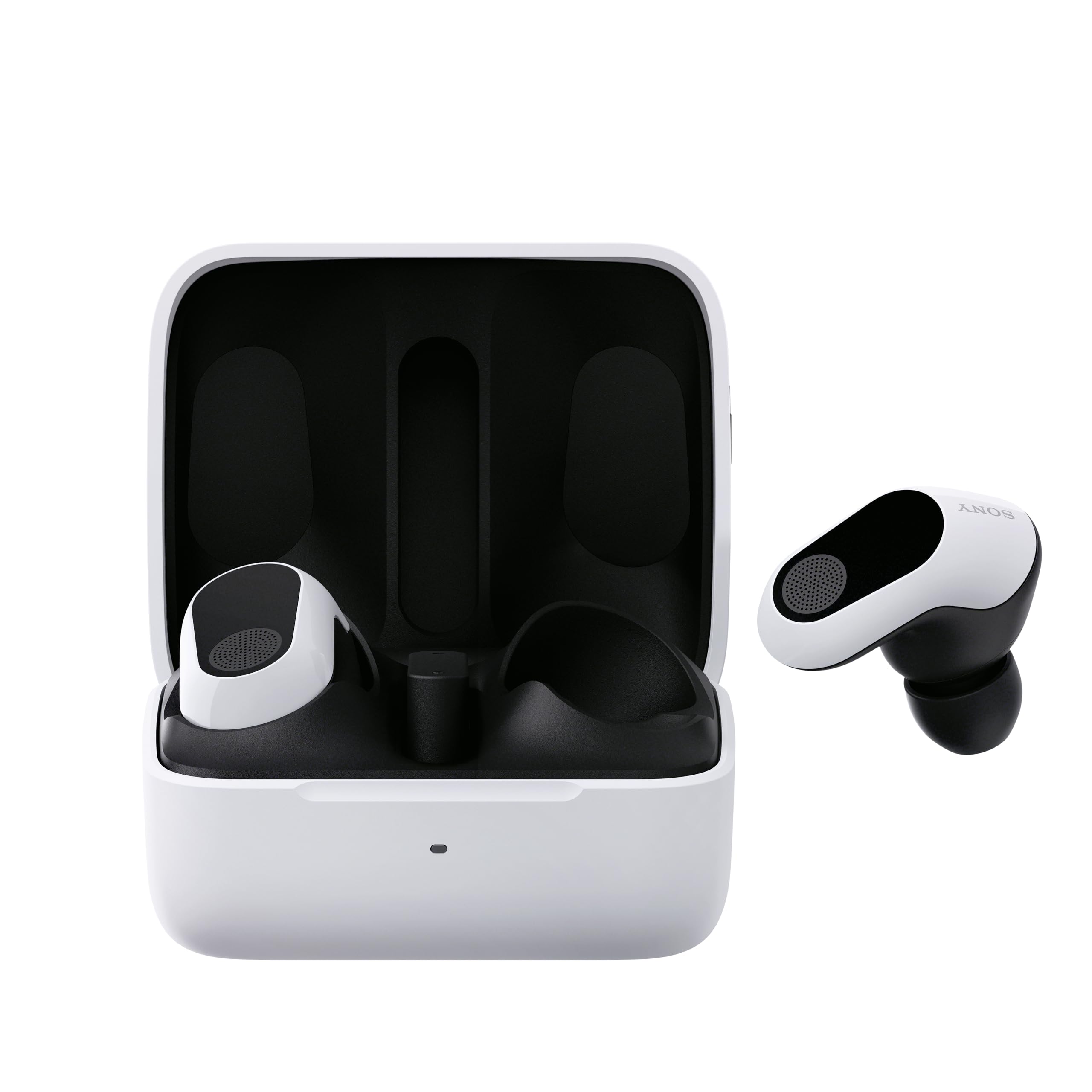 Sony Inzone Buds - True Wireless Gaming Earbuds with 360° Spatial Sound, AI Noise Cancelling, Low Latency Dongle, Compatible with PC & PS5 - White - Perfect for Competitive Gaming & Immersive Entertainment
