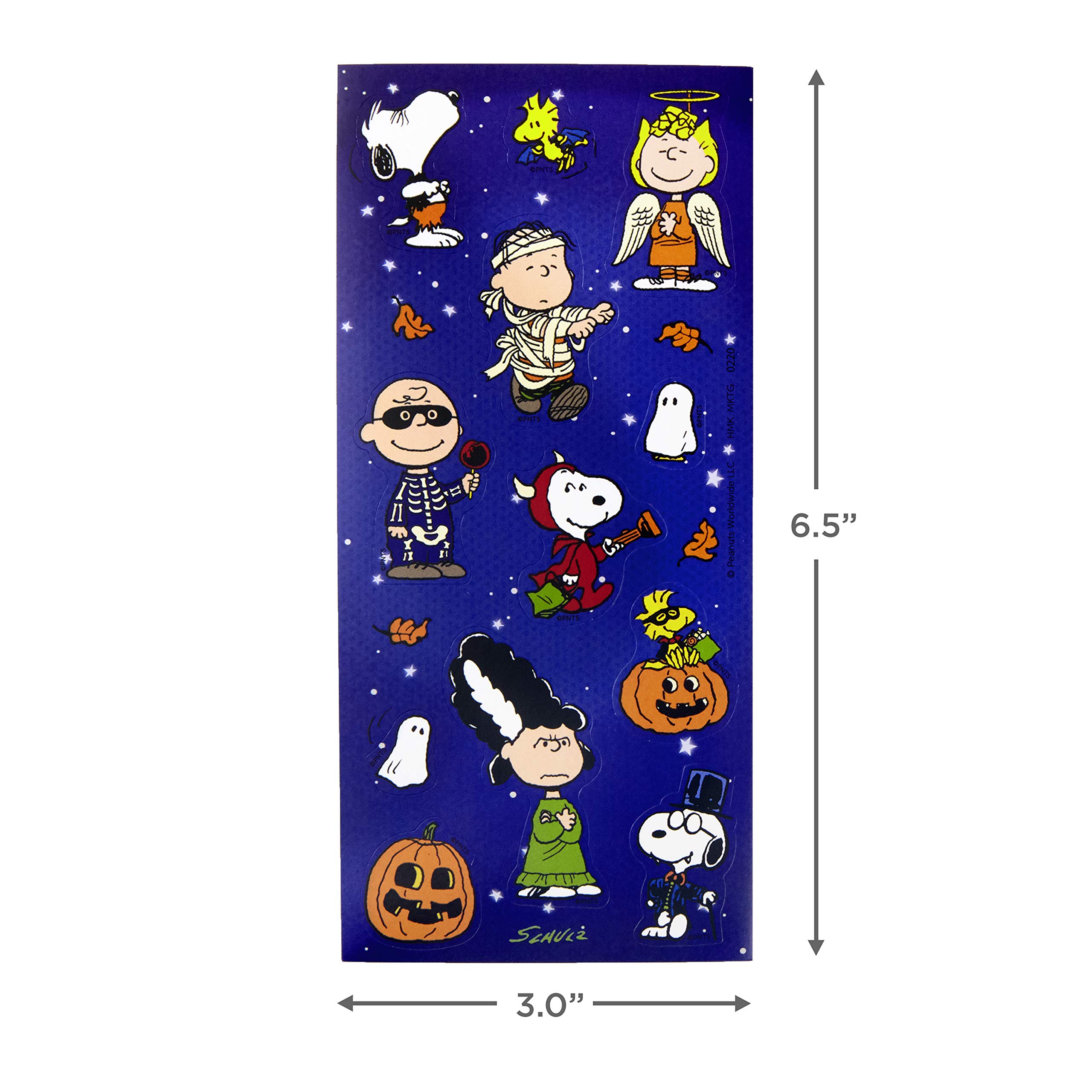 Hallmark Peanuts Stickers for Kids - 237 Stickers (12 Sheets) - Easter, Back to School, Halloween & Holiday Decorations - Fun for Scrapbooking, DIY Crafts & Party Favors