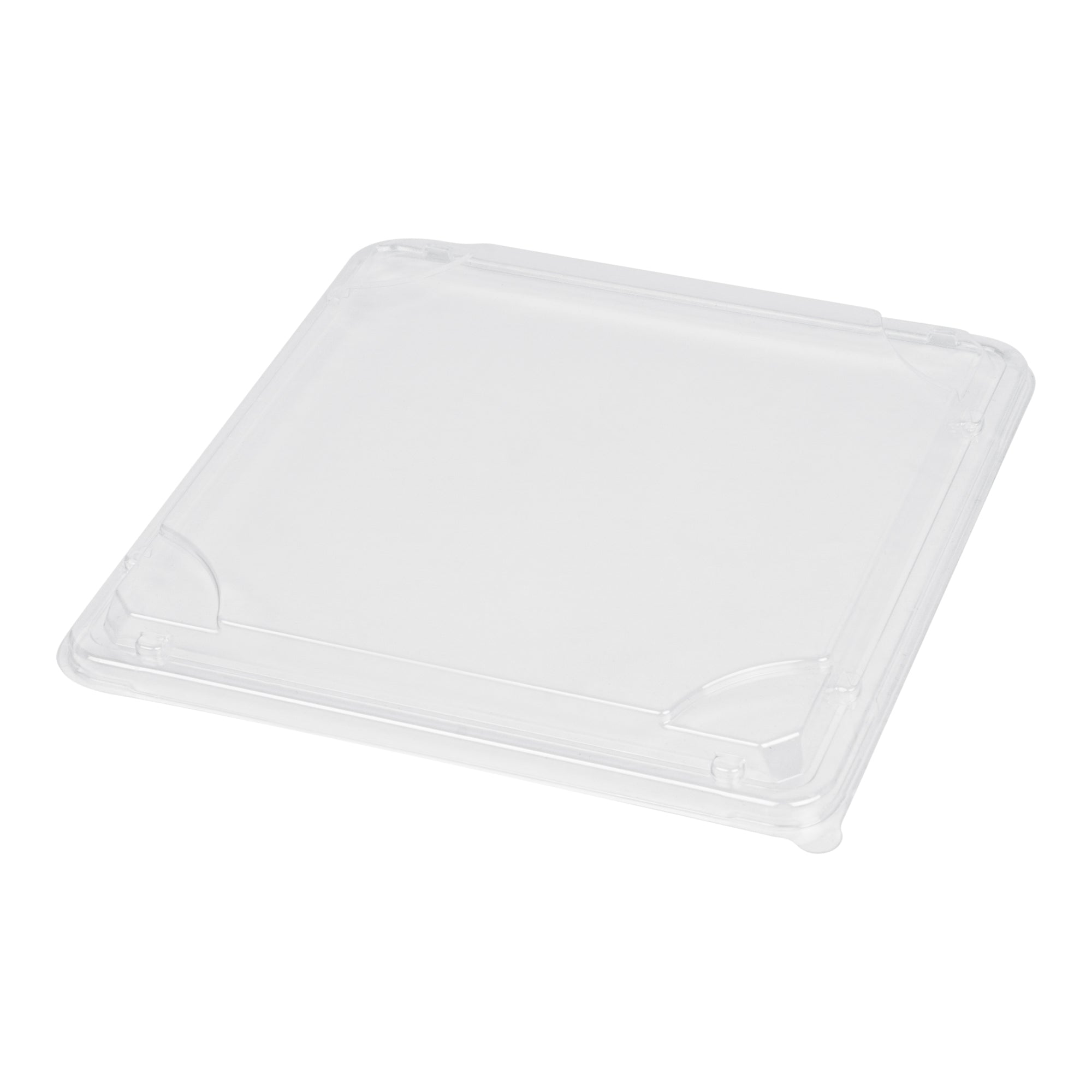 Bento Tek Square Clear Plastic Lids - 100 Pack for 18 oz Bento Boxes | Airtight Food Storage for Lunch, Meal Prep & Office Snacks