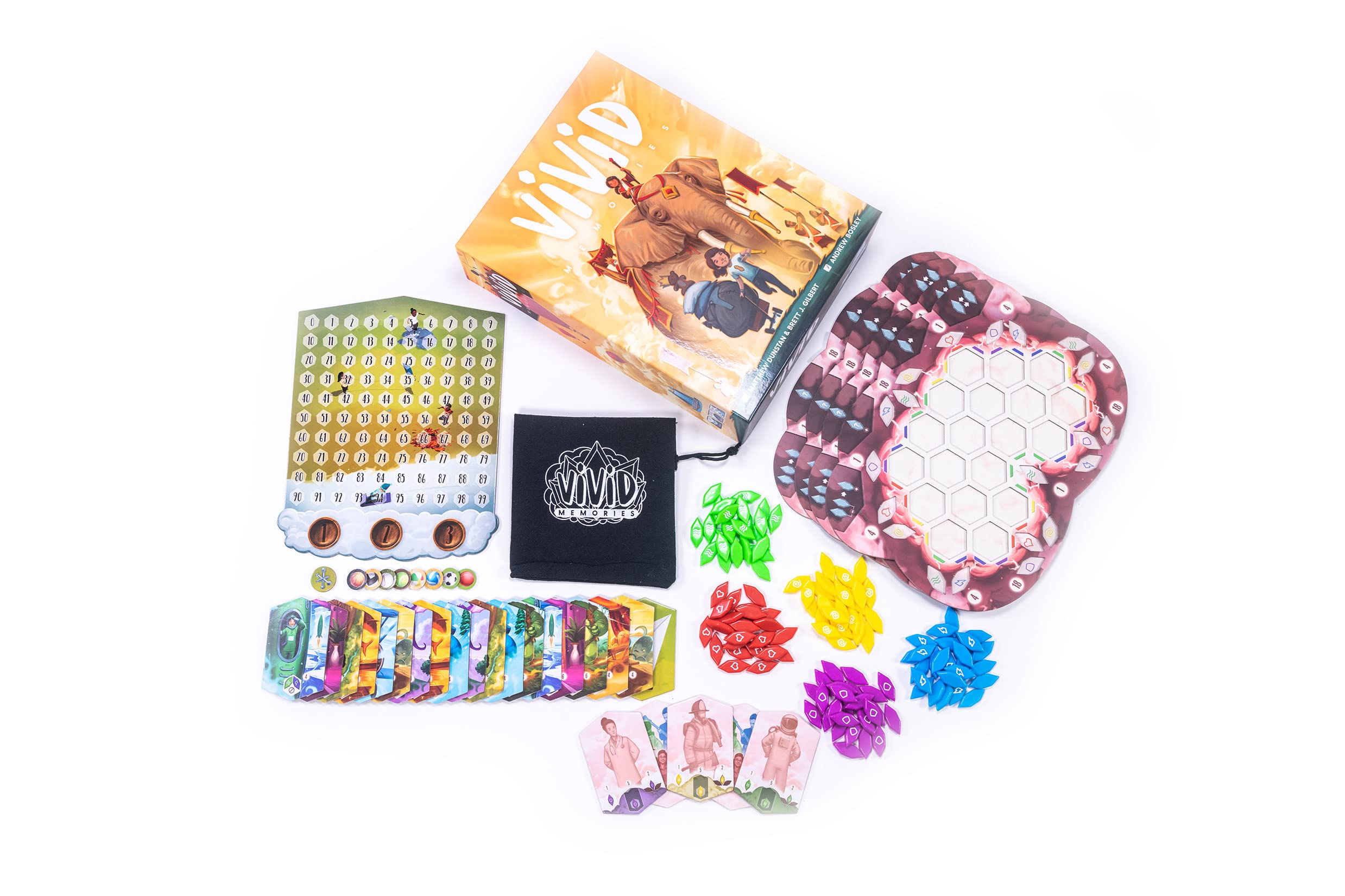 Vivid Memories Board Game by Floodgate Games - Fun Family Strategy Game for Adults & Teens - Perfect for Game Nights, Parties & Team Building