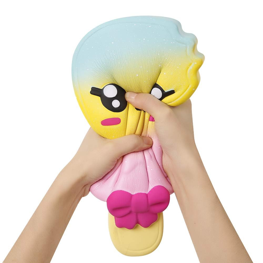 Jumbo Kawaii Scented Squishies - 11 Inch Popsicle Stress Relief Toy for Kids & Adults