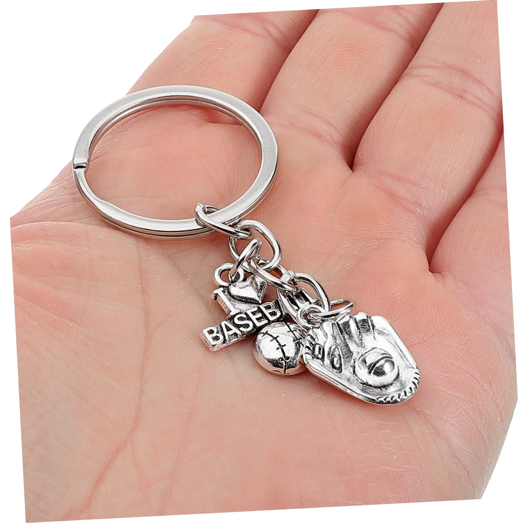 BESPORTBLE 5pcs Baseball Keychain Set - Cute Softball Key Rings for Women, Baseball Party Favors, Backpack Accessories & Bag Decor - Perfect for Baseball Fans, Gifts & Sports Events