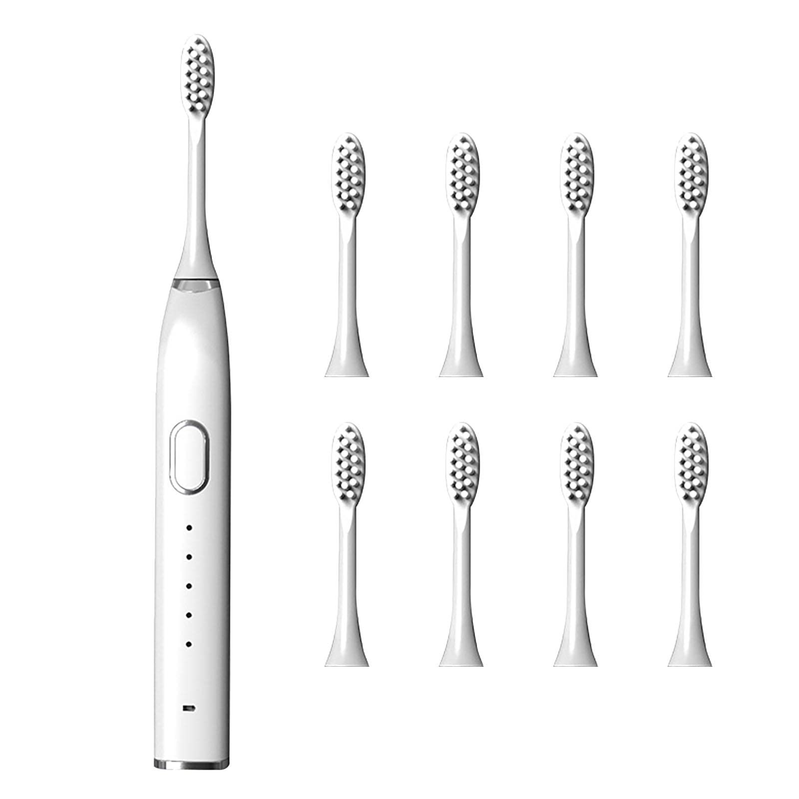 Sonic Electric Toothbrush for Women & Men - USB Rechargeable, 5 Speed Modes, IPX7 Waterproof, Long Battery Life - Perfect for Travel, Home & Daily Oral Care (White)