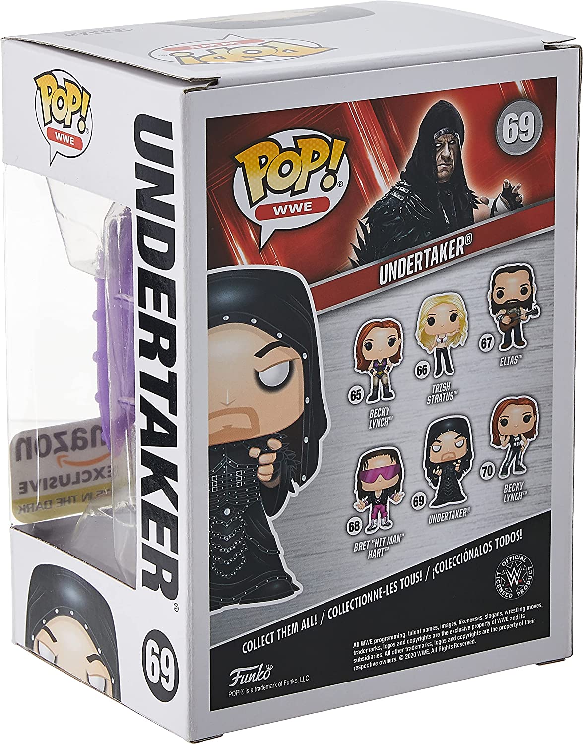 Funko Pop! WWE Undertaker Vinyl Figure - Collectible Wrestling Action Toy for Fans & Gift for WWE Enthusiasts - Perfect for Display, Decor, and WWE Memorabilia Collections