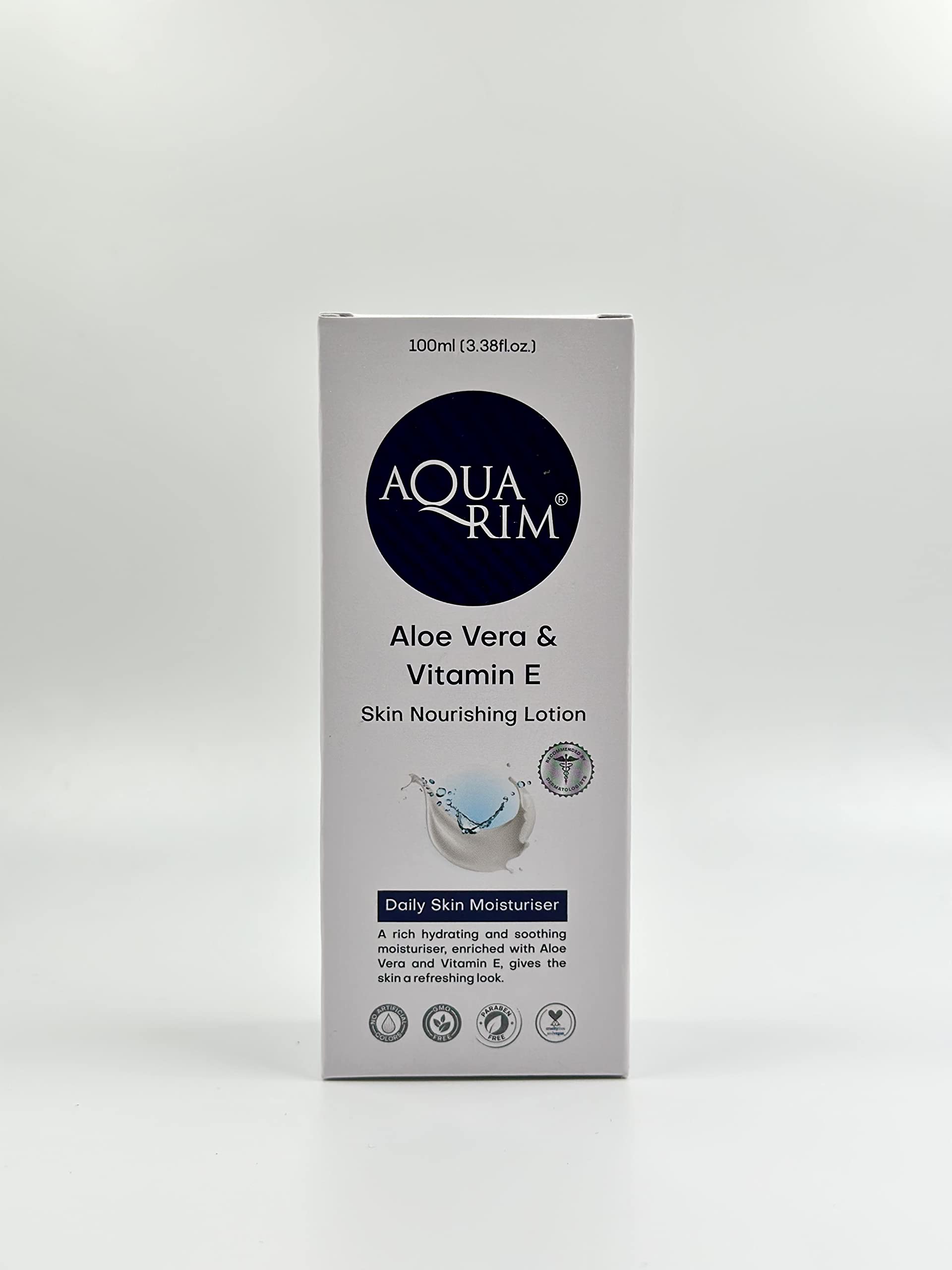 AQUARIM Hydrating Body Lotion 100ml - Deep Moisturizing for Dry Skin, Fast Absorption, Non-Greasy Formula - Perfect for Daily Use, After Shower & Winter Care