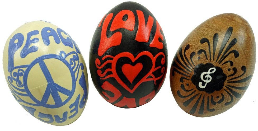 Peace Egg Shaker - Musical Percussion Instrument for Kids, Adults & Therapists - Perfect for Classroom, Music Therapy & Sensory Play