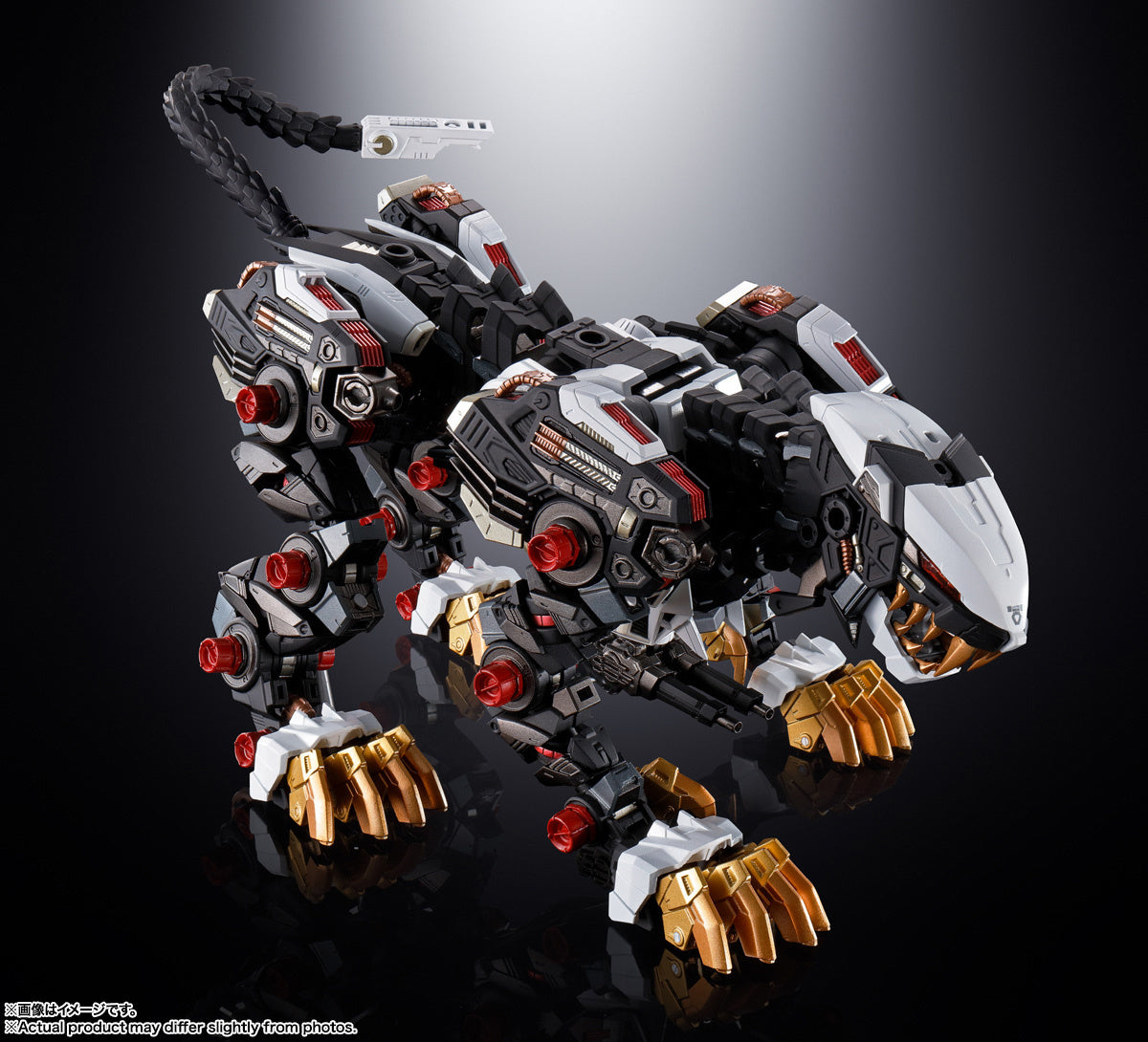 Bandai Chogokin Zoids New Century/Zero Liger Zero Action Figure - Collectible Anime Robot Model Toy for Display & Play - Perfect for Anime Fans, Collectors & Gift Giving
