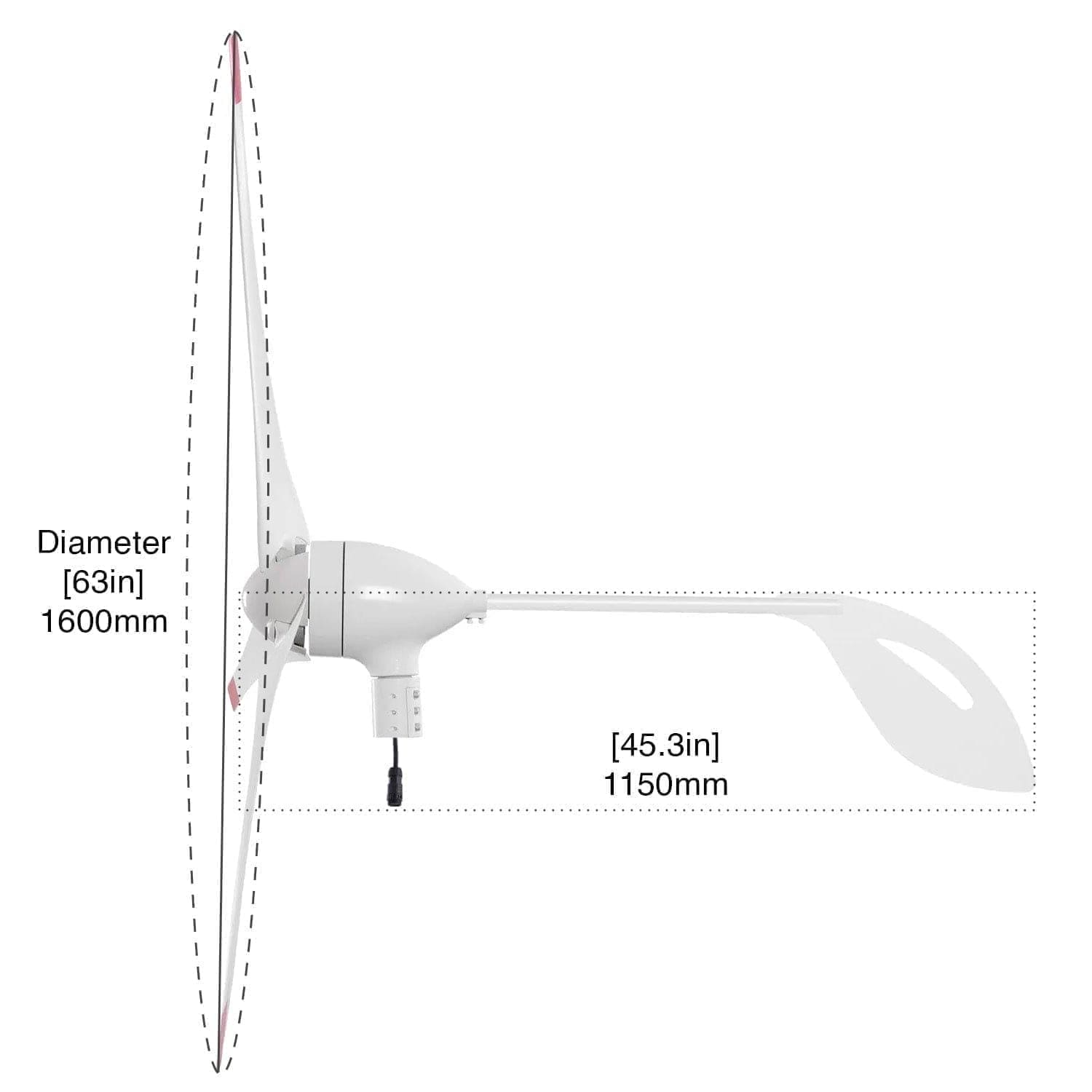 Refurbished Nature's Generator Powerhouse Wind Turbine - Portable Renewable Energy System for Off-Grid Living, Camping & Emergency Power Backup