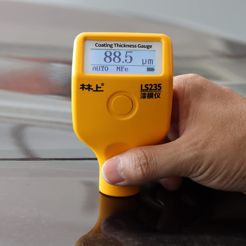 LS235 Automotive Paint Meter - Digital Car Paint Thickness Gauge for Auto Body Repair & Detailing | Professional Vehicle Paint Measurement Tool for Collision Shops, Used Car Dealers & DIY Enthusiasts