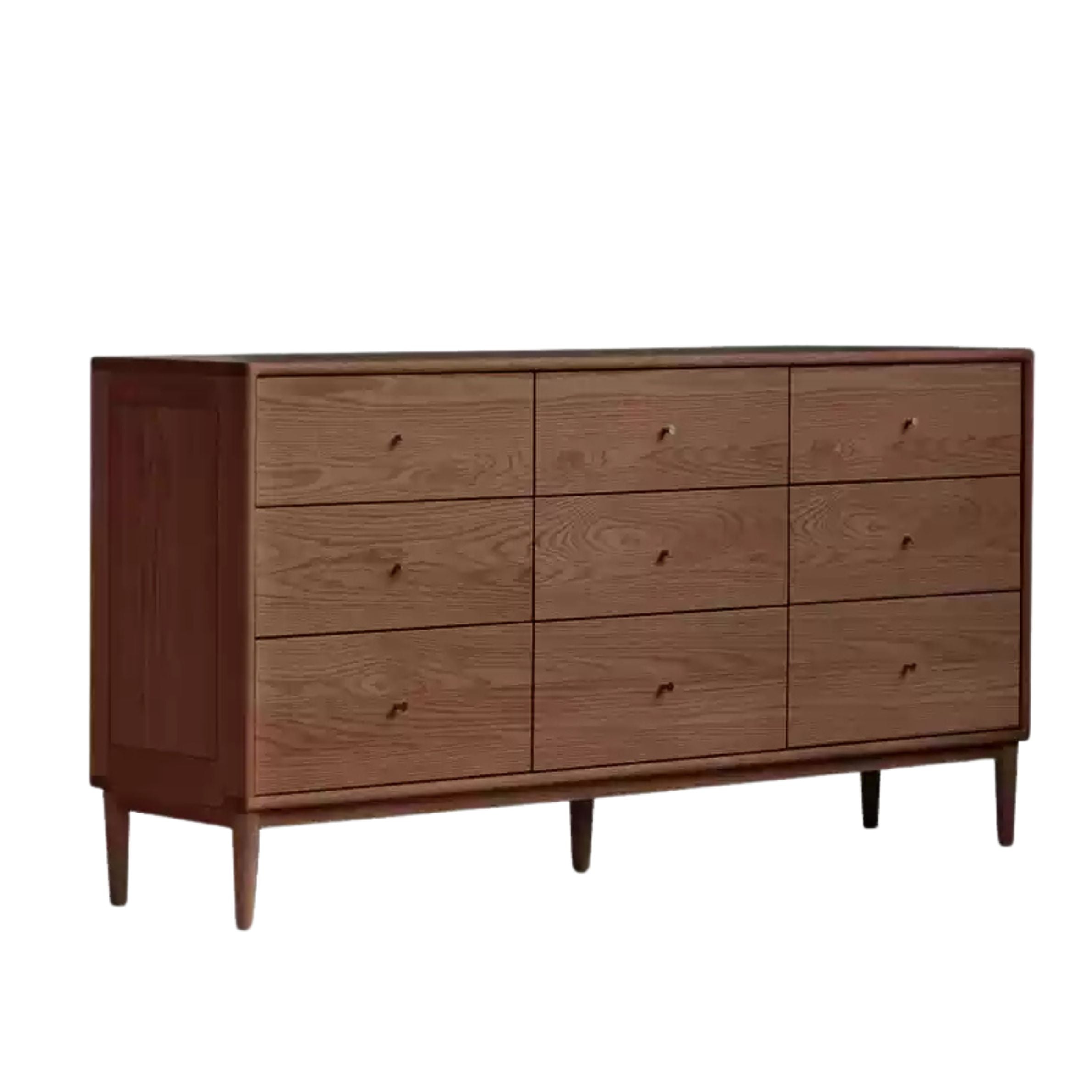 65.3 x 15.7x33.1 inch /166x40x84 сm /Walnut Color/ Chest of drawers