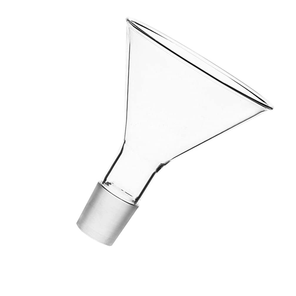 1pc High-Temperature Resistant Glass Triangular Funnel - Lab Equipment for Filtering, Filling & Transferring Liquids - Perfect for Chemistry Experiments, Essential Oils & DIY Projects