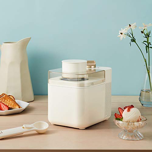 Fully Automatic Ice Cream Maker Machine - High Capacity Home Ice Cream Maker for Easy DIY Desserts | Perfect for Family Gatherings, Parties & Summer Treats