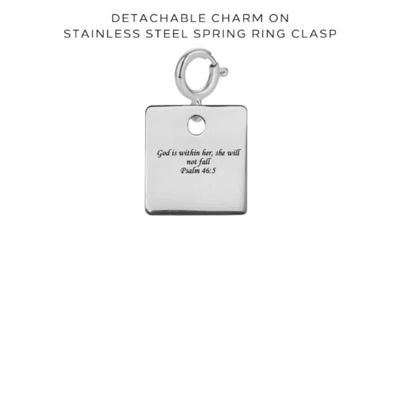 Personalized Engraved Charms with Detachable Clasp - Custom Name Jewelry for Necklaces & Bracelets - Perfect for Gifts, Anniversaries and Special Occasions - $10.00