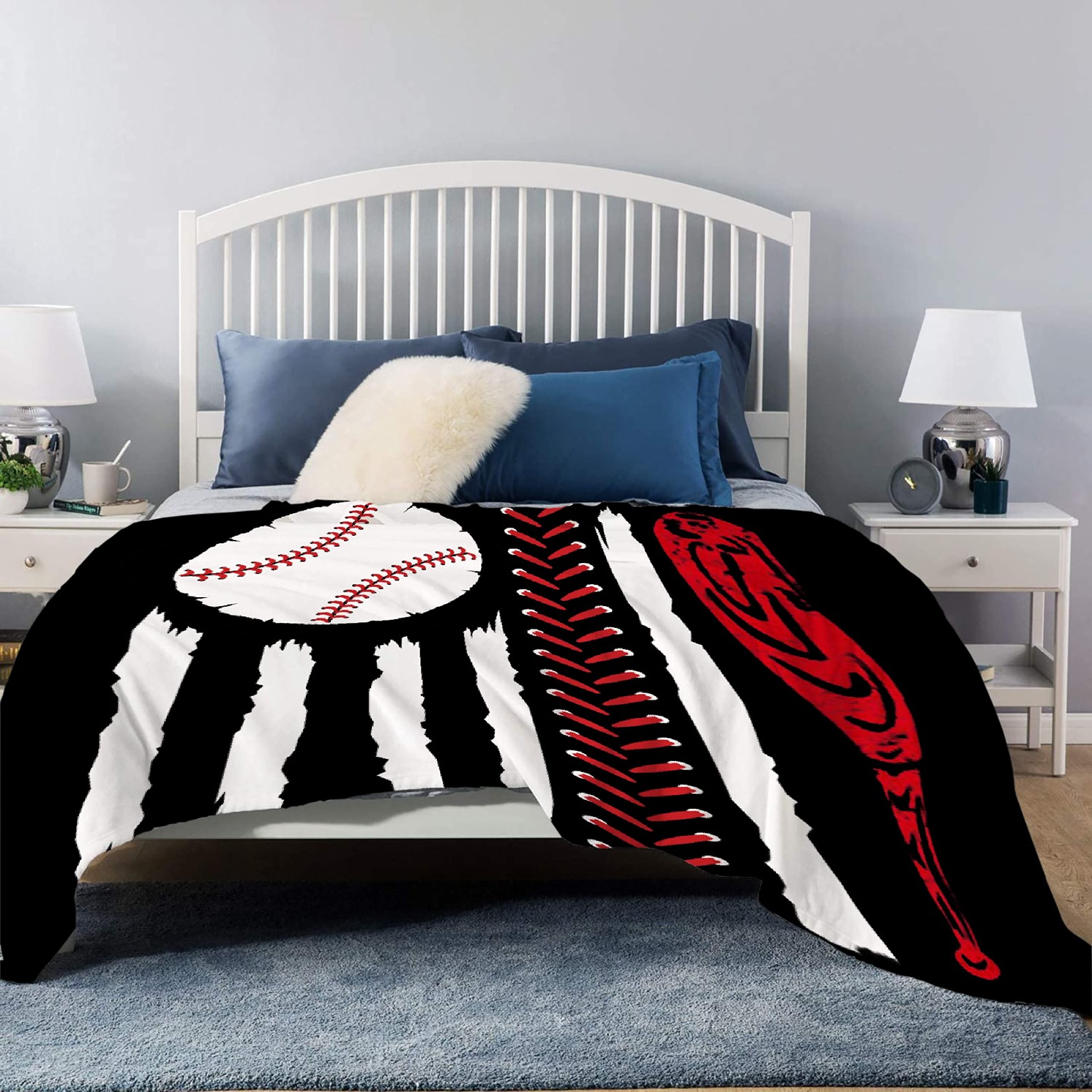 Super Soft Micro Fleece Plaid Patchwork Plush Blanket for Couch, Sofa & Bed - Dual-Sided Decorative Throw - Extra Large 90x120 Inches - Perfect for Travel, Lap & Home Comfort - Gift for Amazing Son