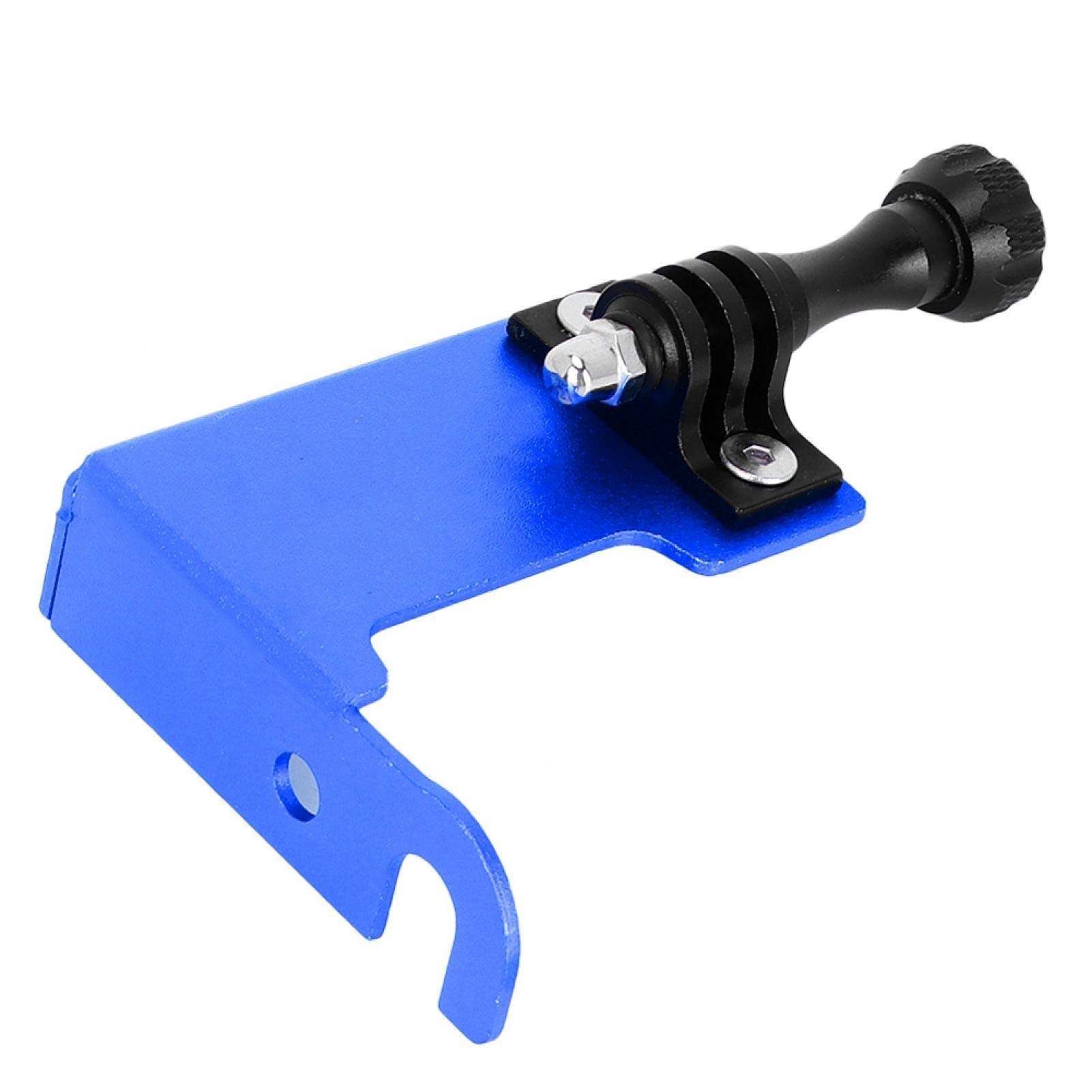 Yctze Aluminum Alloy Motorcycle Camera Mount Bracket - Left Side Handlebar Clamp for BMW R1200GS ADV 1418 (Blue) | Durable Action Camera Holder for Vlogging, Adventure Riding & Off-Road Motorcycle Tours