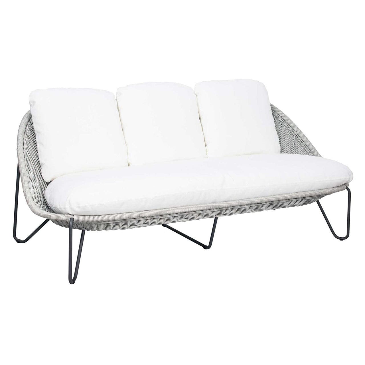 Azores 3-Seat Sofa - Modern Comfortable Fabric Couch for Living Room, Lounge & Family Room - Perfect for Relaxing, Entertaining & Small Spaces