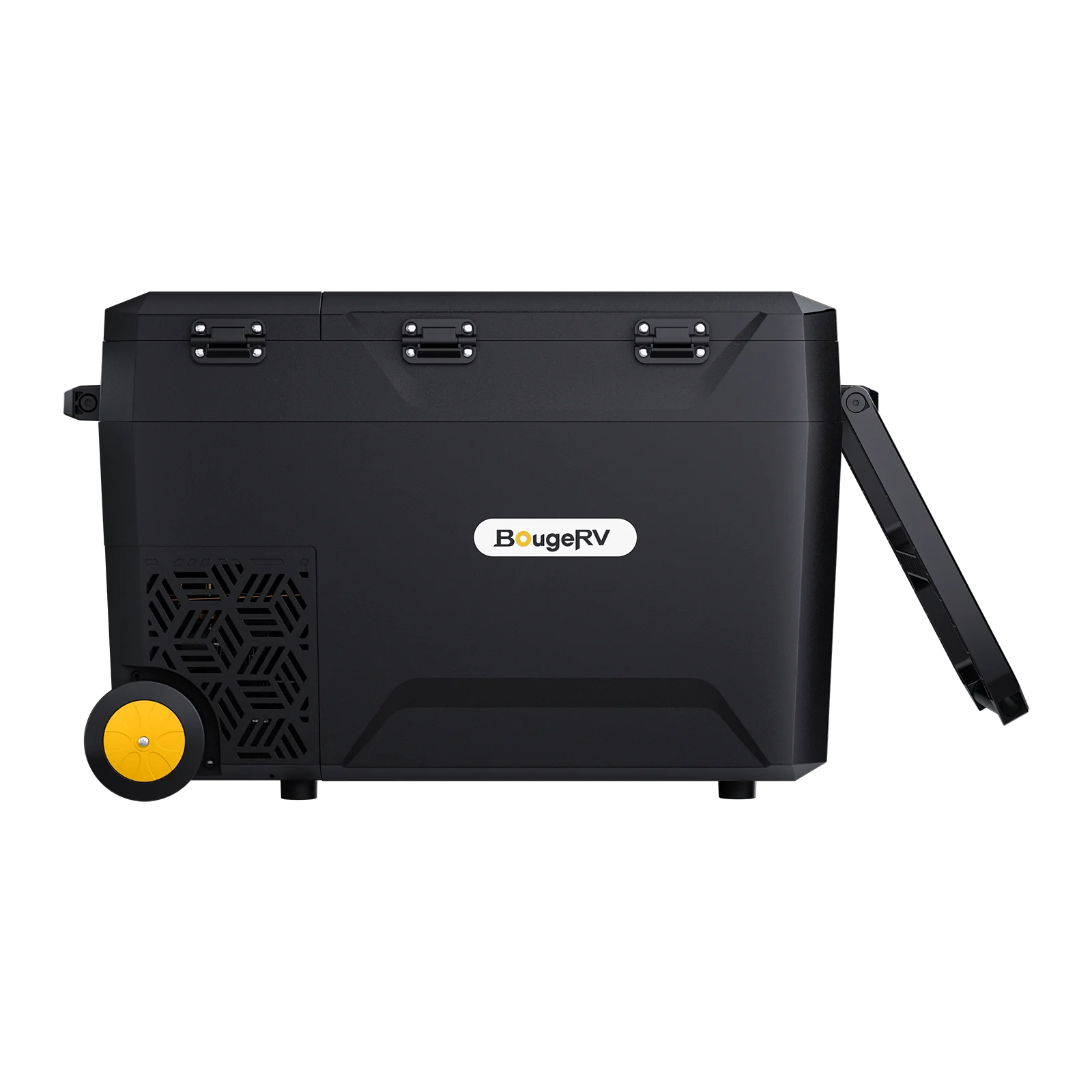 BougeRV CRX2 31QT 12V/24V Portable Car Refrigerator - Dual Zone Electric Cooler for Camping, Road Trips & RV Travel - 31 Quart Battery Powered Fridge Freezer with Insulation for Food & Drinks Storage