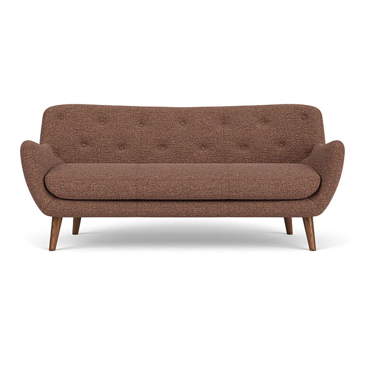Luxury Herman Boucle 3-Seater Sofa - Modern Upholstered Living Room Couch for Small Spaces, Comfortable Sectional Sofa for Home, Apartment & Office Use