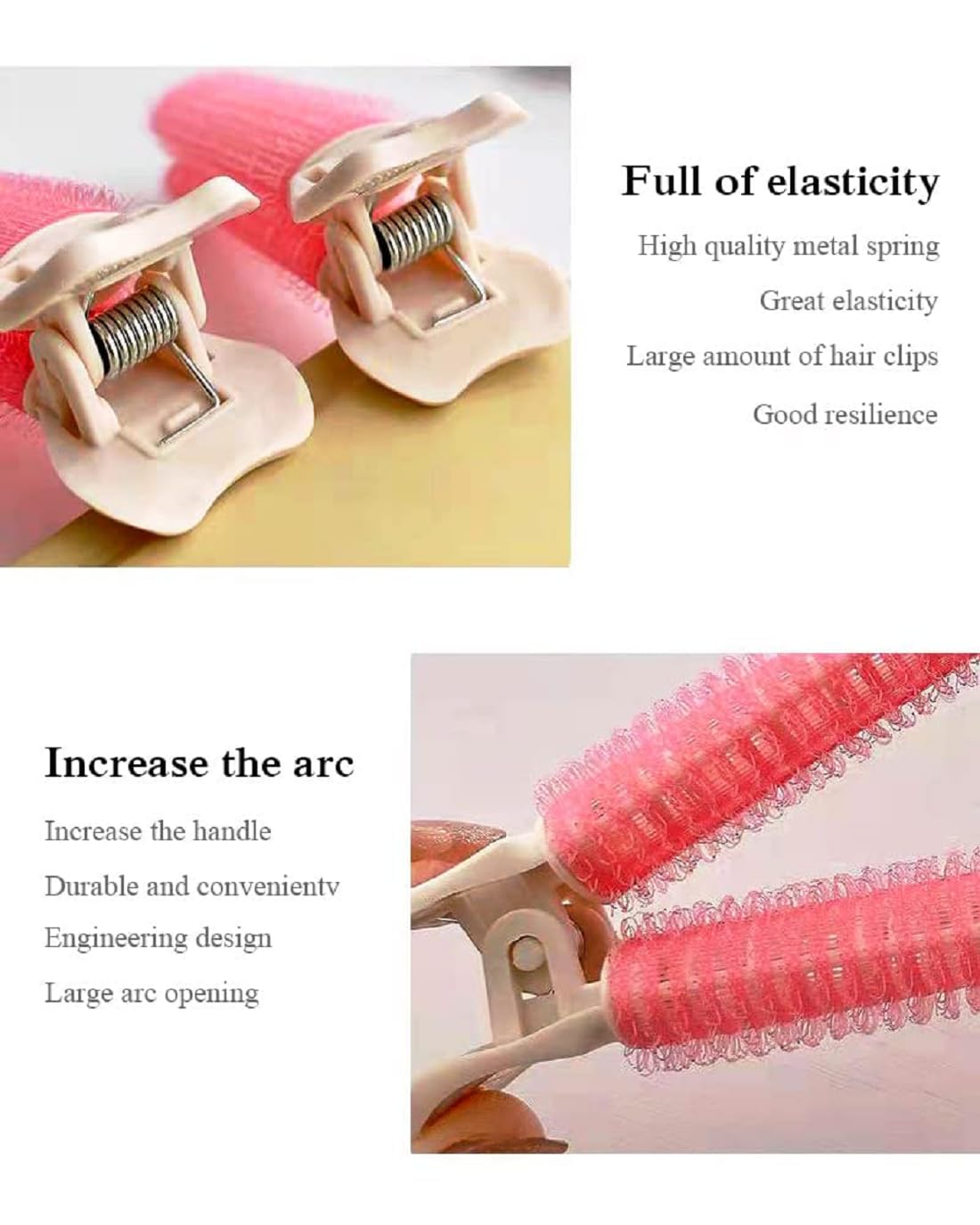 Osceola Self-Grip Root Volume Hair Curler Clips - 2 Pack Multi-Size Curling Perm Sticks for Fluffy Wavy Hairstyles | Perfect for Salon Styling, Home Use & Travel Accessories