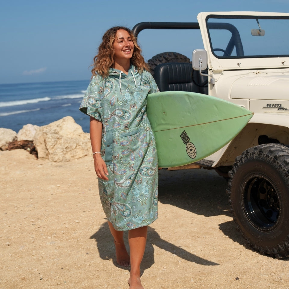 Butterfly Effect Quick-Dry Changing Beach Poncho for Women - Lightweight, Waterproof Cover-Up for Swimming, Surfing & Outdoor Activities
