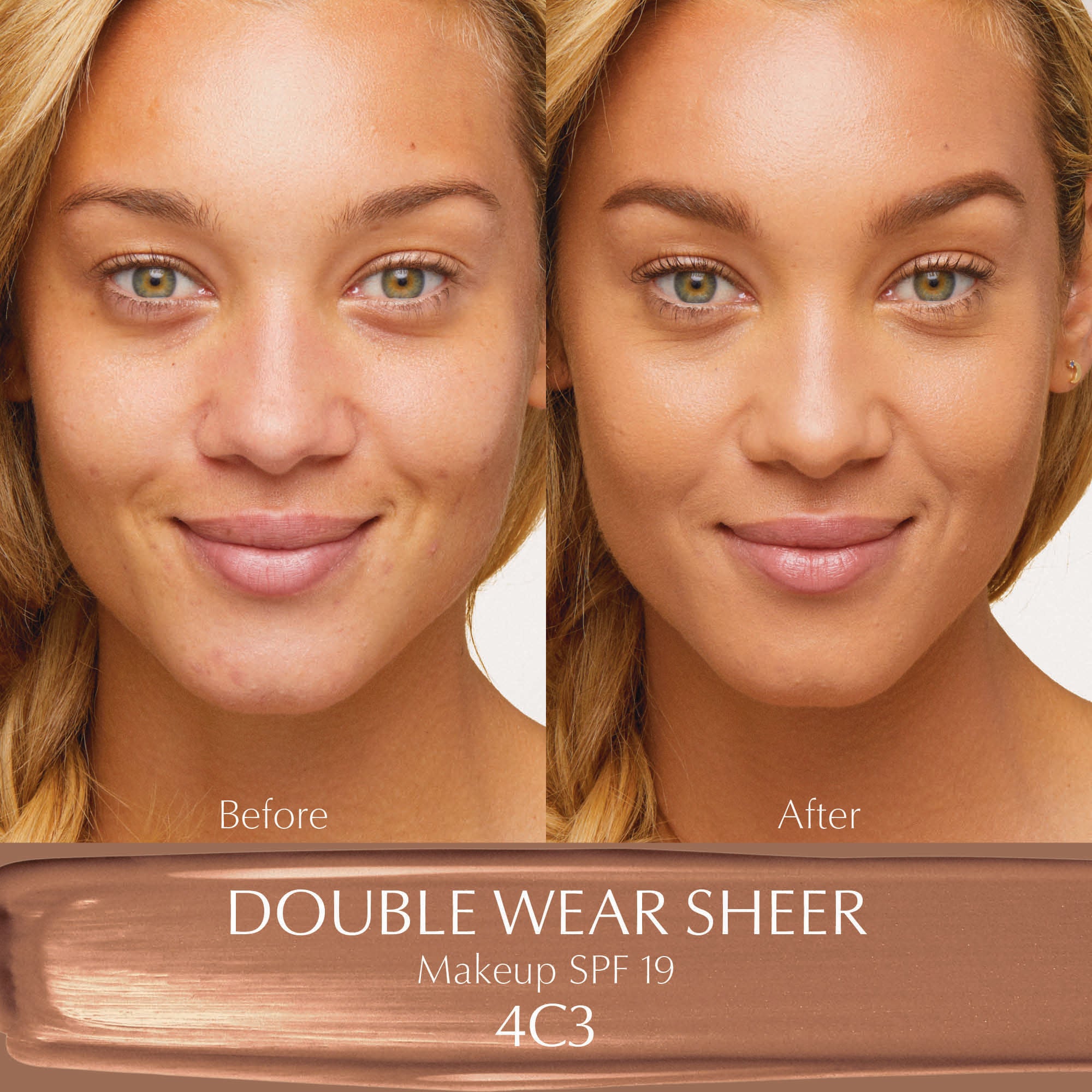 Estee Lauder Double Wear Sheer Long Wear Foundation - Oil-Free, 24-Hour Wear, Natural Matte Finish for Flawless Coverage | Perfect for Everyday Makeup, Special Occasions & Professional Use