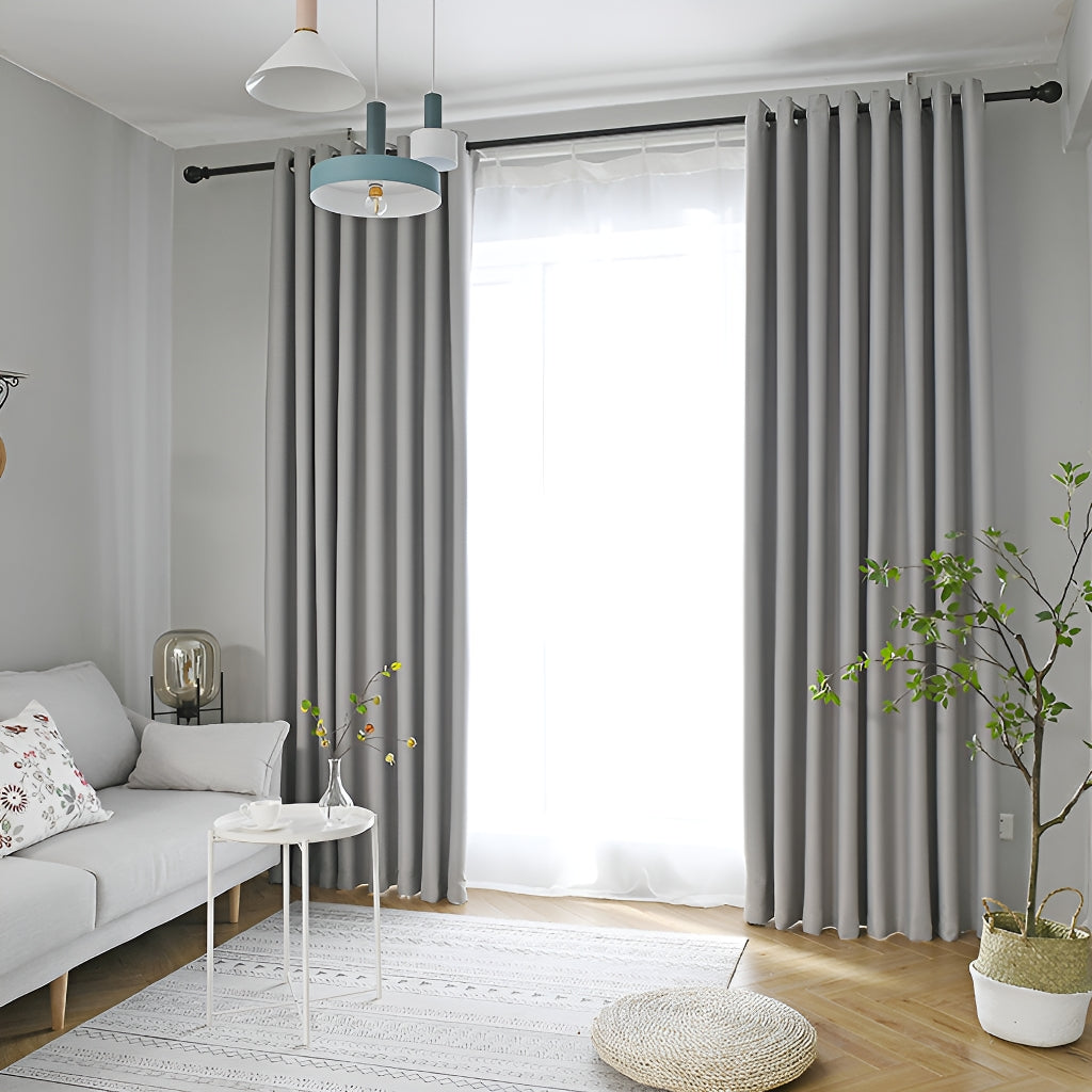 Arden Grommet Soundproof & Thermal Insulated Blackout Curtains for Bedroom - Noise Reducing & Energy Efficient Window Drapes for Home, Office, and Nursery