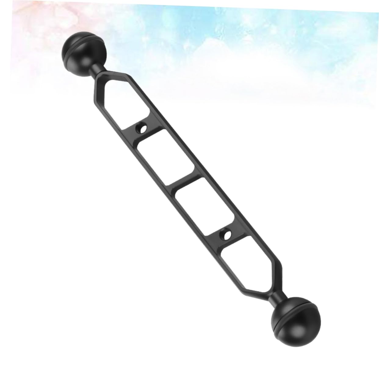 OSALADI 3-Pack Aluminum Alloy Dual Ball Arms for Underwater Torch & Flashlight - Diving Photography Bracket, Fill Light Arm for Scuba, Underwater Videography & Marine Exploration