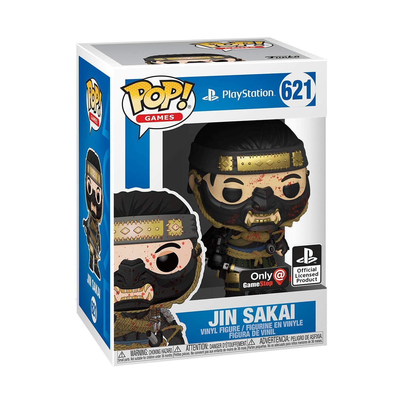 Funko Pop! Ghost of Tsushima Jin Sakai Bloody Edition - Collectible Vinyl Figure for Gamers & Anime Fans - Perfect for Display, Gifts, and Game Room Decor