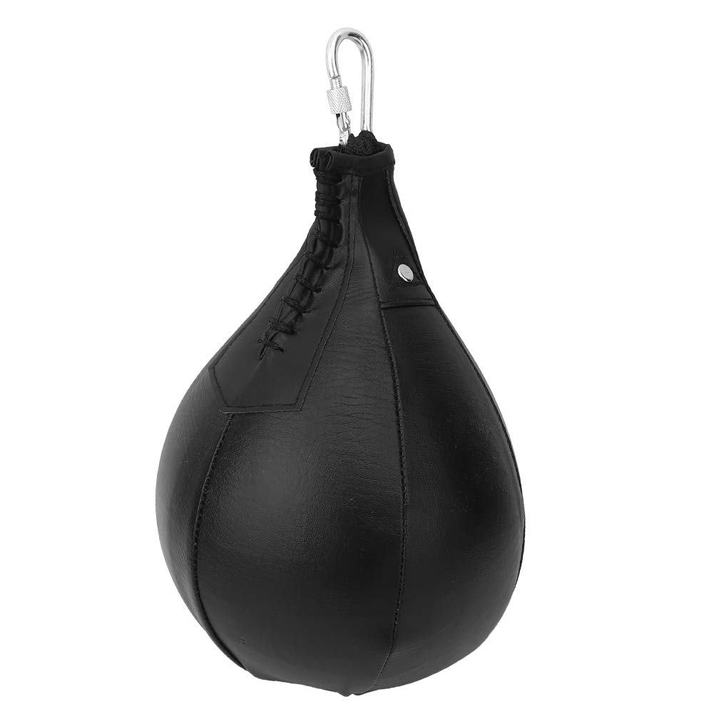 Premium Black Adult Boxing Speed Bag - Heavy Duty Training Punching Ball for Home Gym & Fitness Workouts - Perfect for Boxing Training, Cardio, and Strength Conditioning