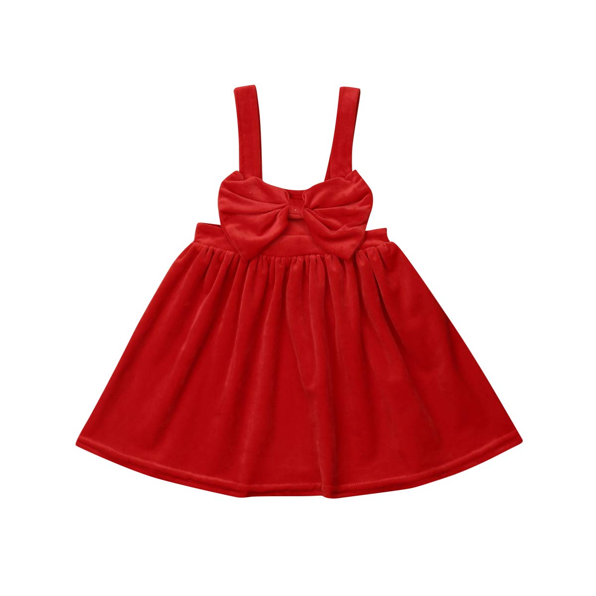 Princess Style Sleeveless Strap Dress for Girls 1-6 Years Old - Casual Suspender Dress for Toddler Kids | Perfect for Birthday Parties, Playdates & Special Occasions