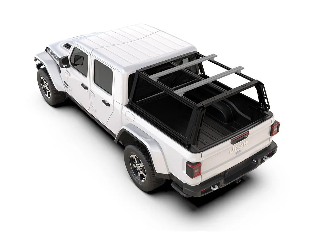 Jeep Gladiator JT Front Runner Outfitters Pro Truck Bed System - Durable Aluminum Cargo Organizer for Off-Road Adventures & Camping Gear Storage