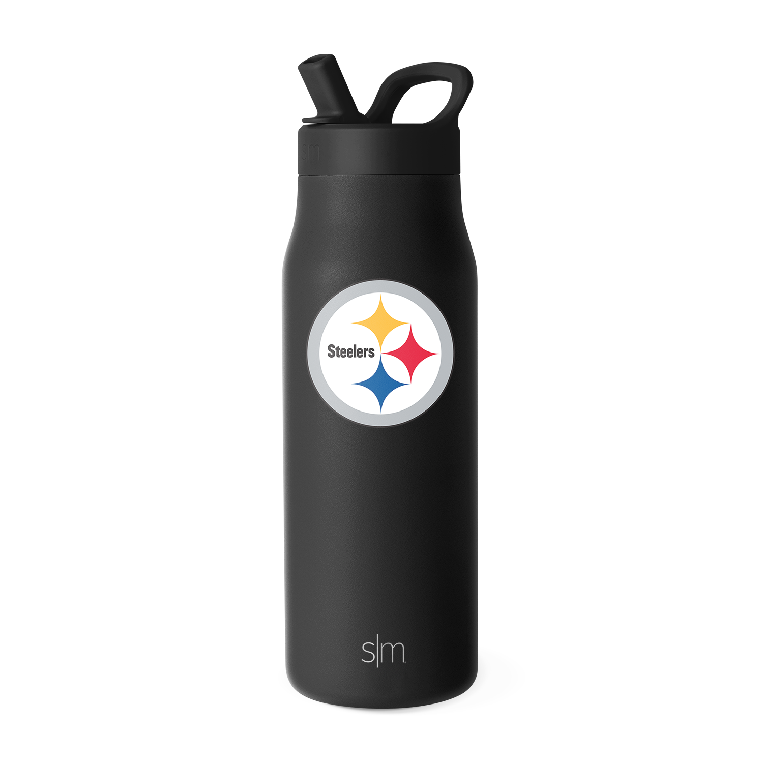 NFL Stainless Steel Tumbler with Manual Straw Lid - Insulated Travel Mug for Hot & Cold Drinks - Perfect for Office, Gym, and Outdoor Activities