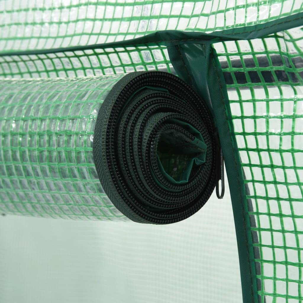 Portable Walk-in Greenhouse with Zippered Door - 78.7