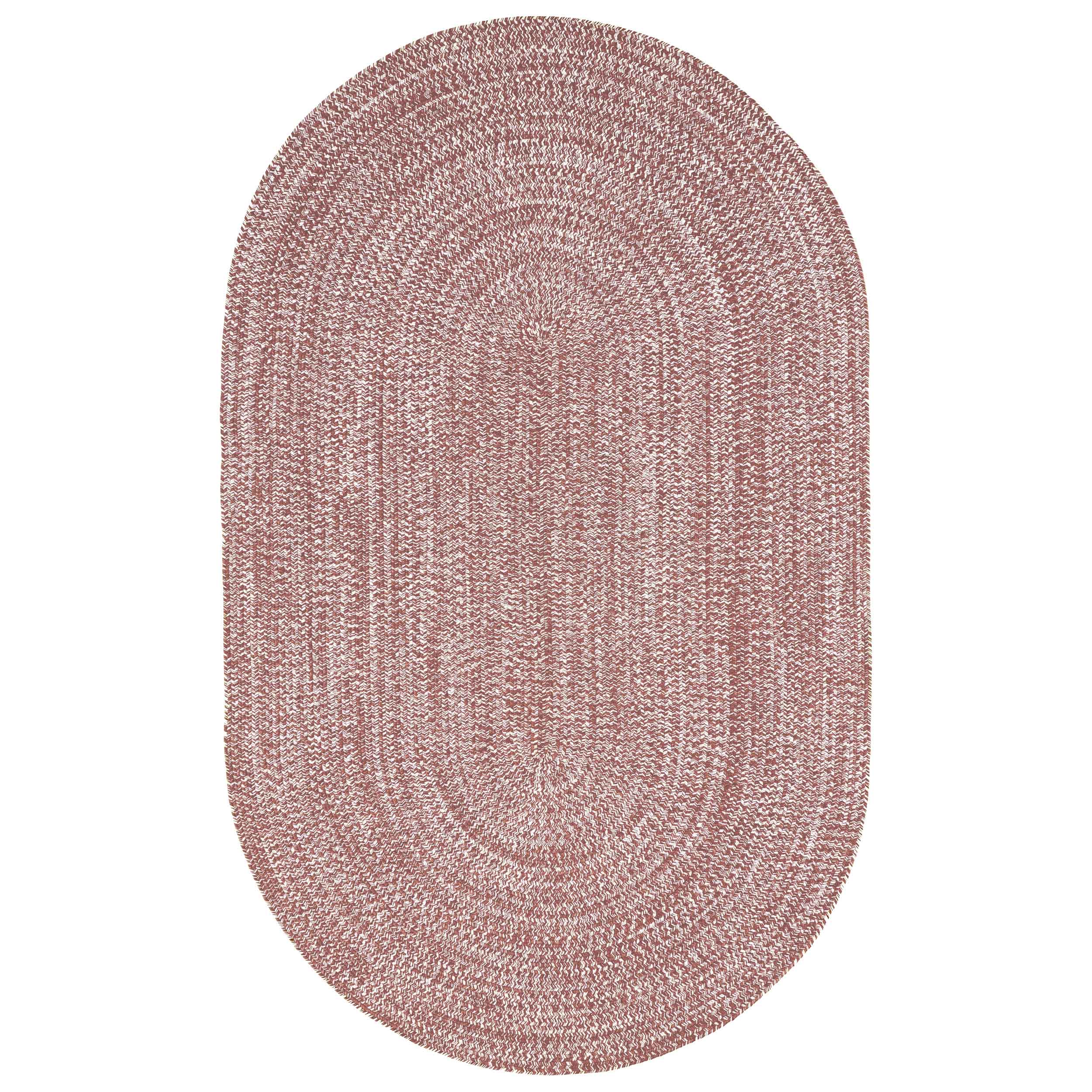 Reversible Braided Area Rug - Non-Slip Two Tone Indoor/Outdoor Rug for Living Room, Bedroom, Patio - Soft & Durable Home Decor