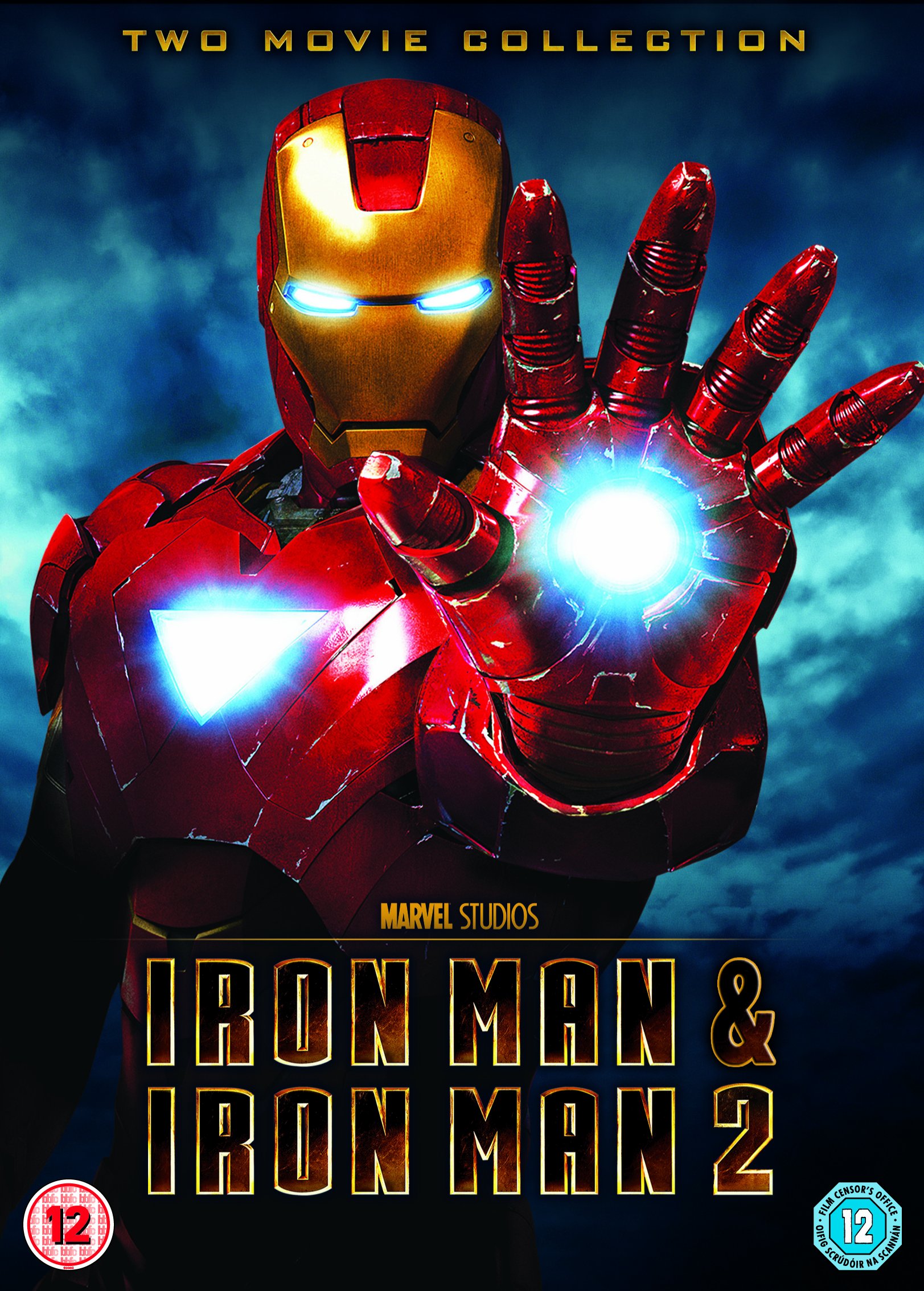 Iron Man 1 & 2 DVD Set - Marvel Superhero Movie Collection (Action, Sci-Fi) - Perfect for Movie Nights & Marvel Fans Gift