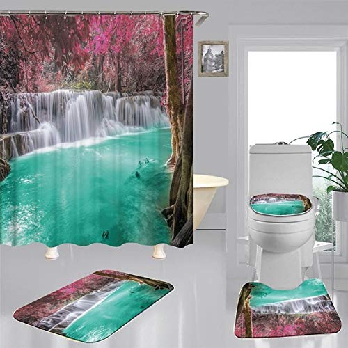 Red Forest & Waterfall