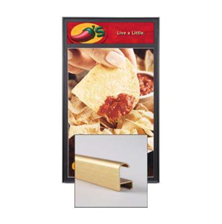 36x42 Poster Frame with Header - SwingFrame Classic Poster Display for Wall Art, Photos, and Signage - Perfect for Home, Office, and Retail Decor