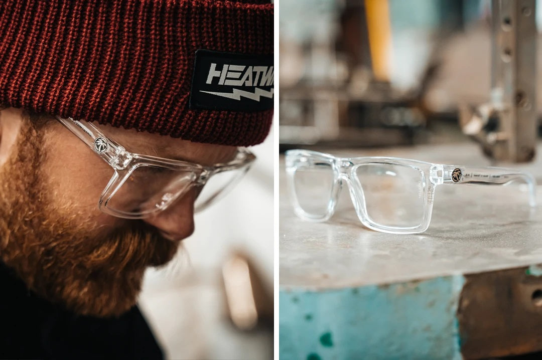 Vise Sunglasses - Polarized UV Protection, Vapor Clear Lens for Men & Women - Perfect for Driving, Running, and Outdoor Activities