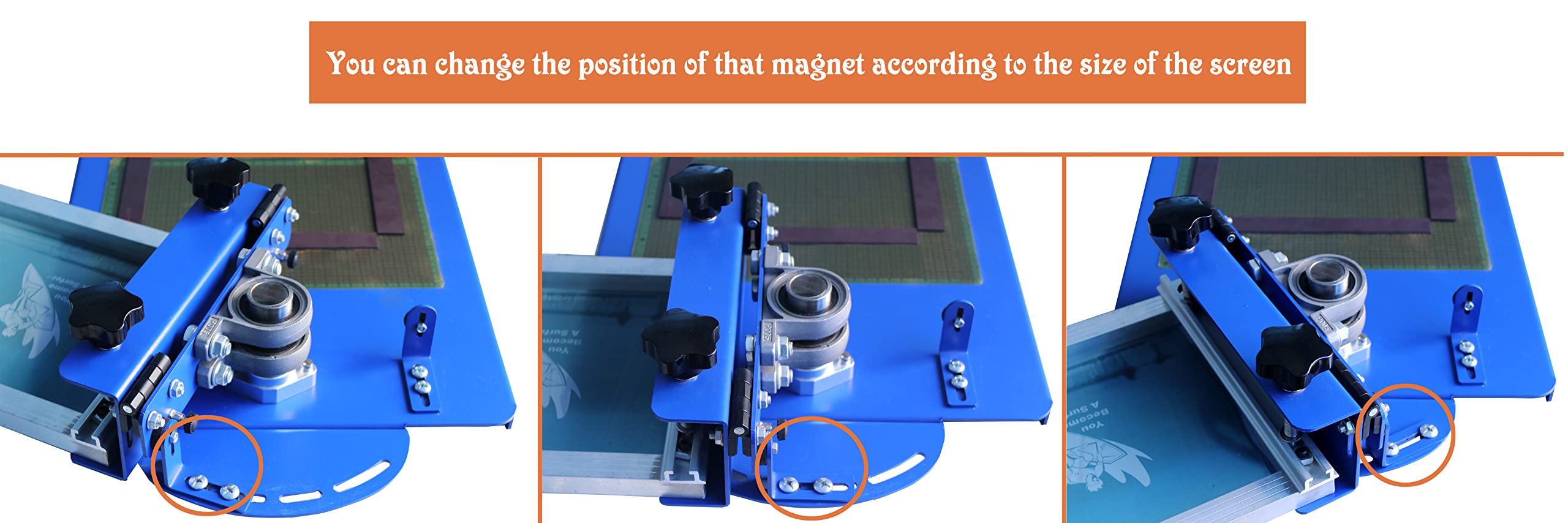 TECHTONGDA 1 Color Screen Printing Machine - 14×16.5inch Rotating Screen Silk Screen Press for DIY T-Shirt Printing | Perfect for Custom Apparel, DIY Crafts & Small Business T-Shirt Production