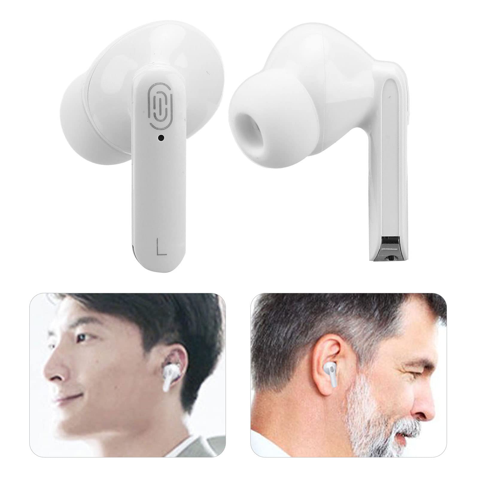 Real-Time Language Translator Earbuds - Supports 114 Languages with High Accuracy, Wireless Bluetooth Earbuds for Travel & Business (White) | Perfect for International Meetings, Travel & Multilingual Conversations