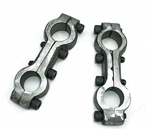 Vintage Norton 16H ES2 Motorcycle Handlebar Clamps - 7/8