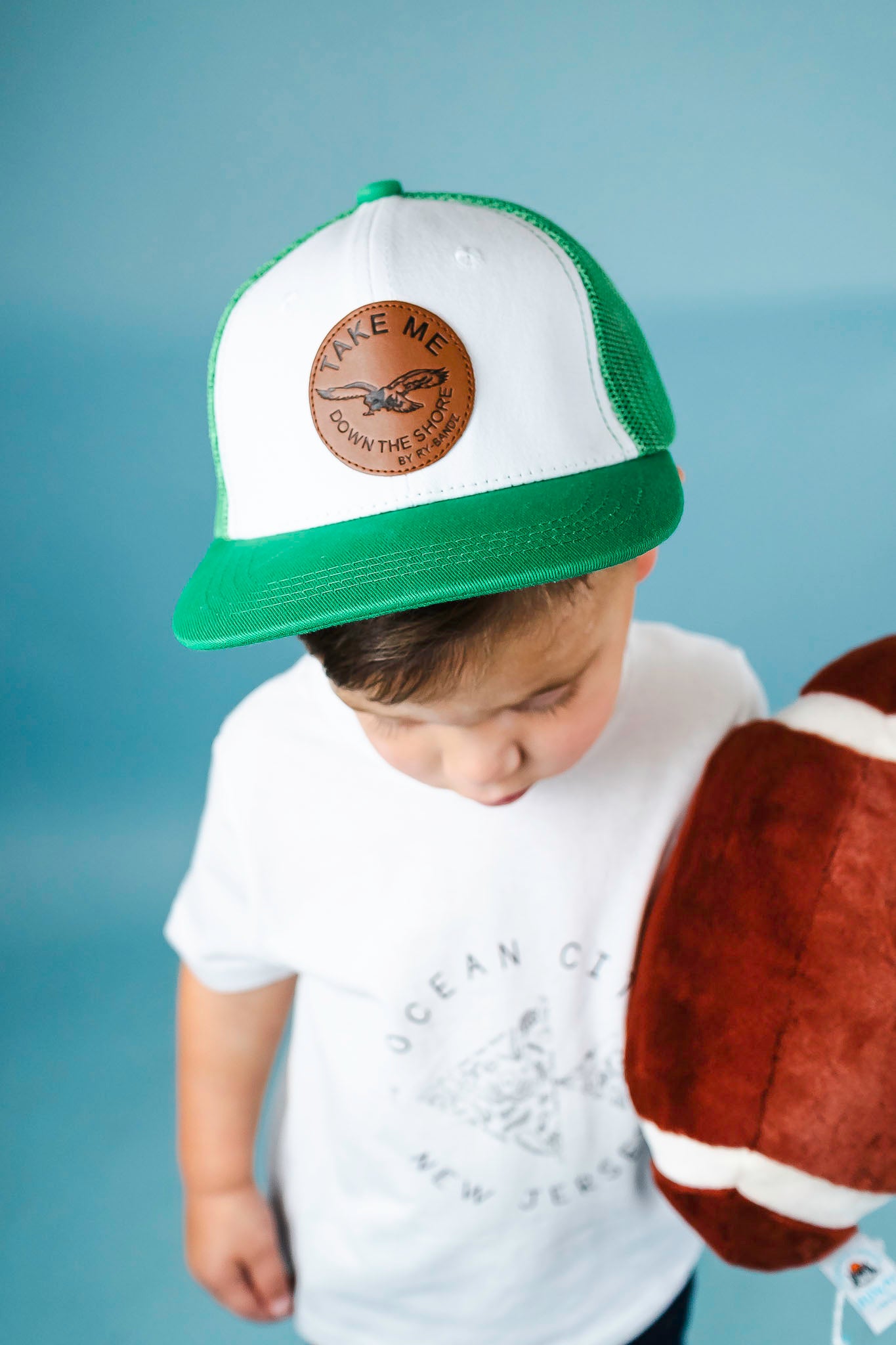 Eagles Shore Baseball Cap for Toddler Boys - Adjustable Kids Baseball Hat for Outdoor Sports, Beach, and Casual Wear